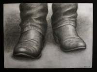 Drawing - Boots